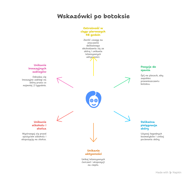 Co należy robić po botoksie, a czego unikać