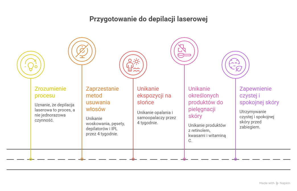 jak przygotować się do depilacji laserowej